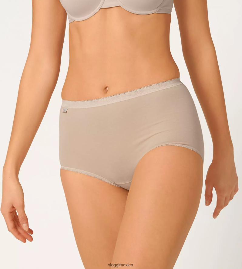 bragas | mx sloggi mujer braguita básica+ maxi piel 220XJH129
