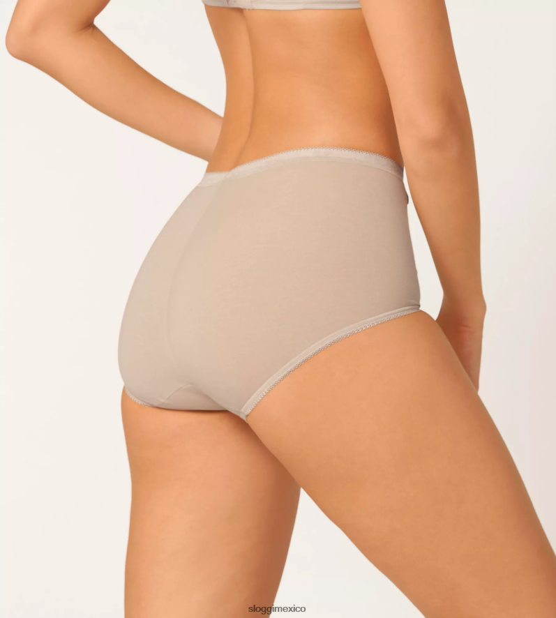bragas | mx sloggi mujer braguita básica+ maxi piel 220XJH129