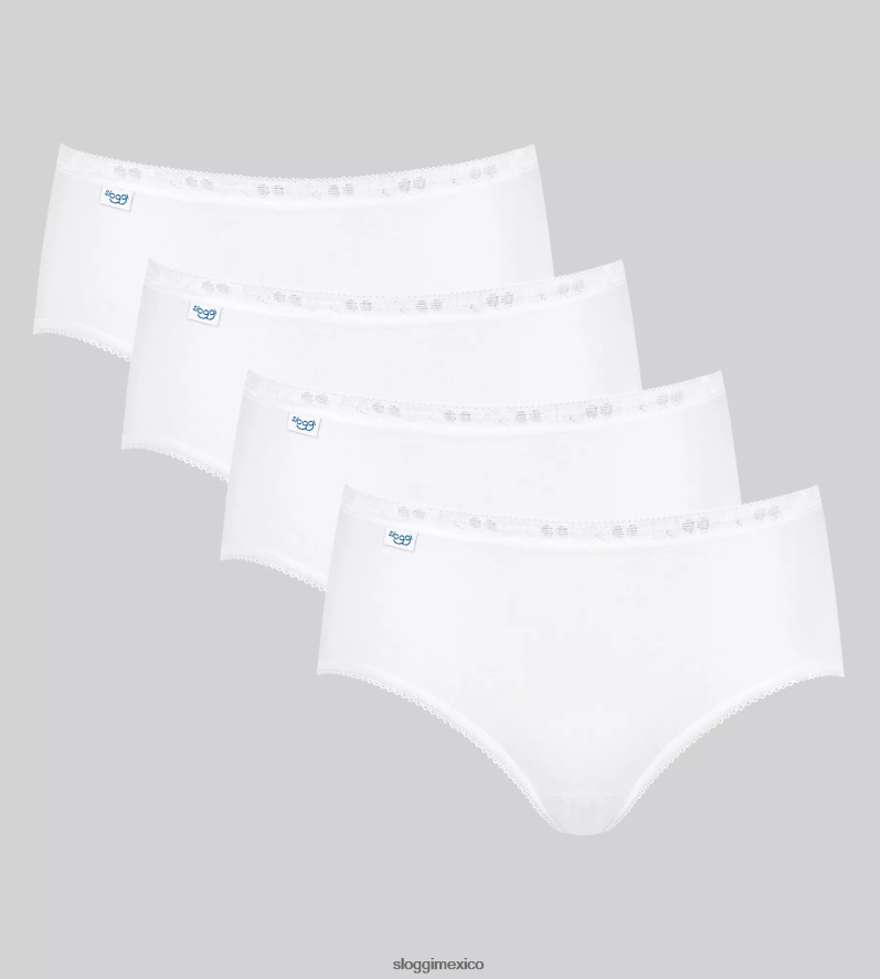 bragas | mx sloggi mujer braguita midi basic+ blanco 220XJH236