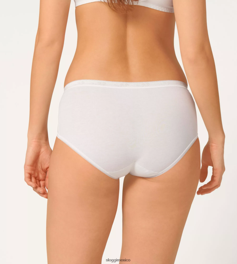 bragas | mx sloggi mujer braguita midi basic+ blanco 220XJH236