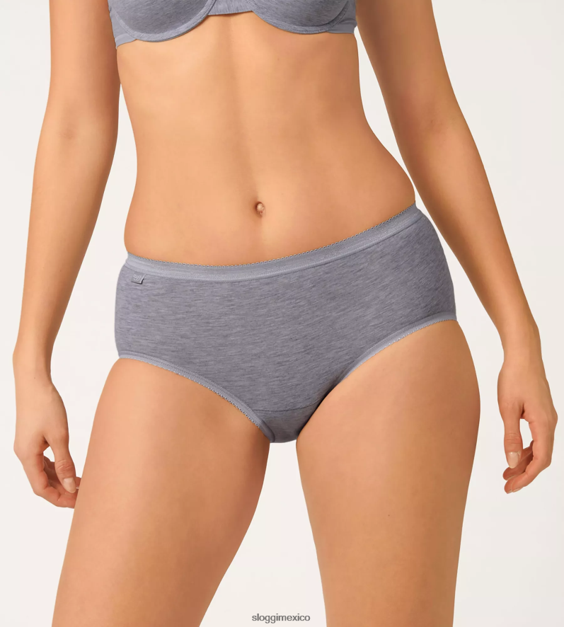 bragas | mx sloggi mujer braguita midi basic+ combinación gris 220XJH598