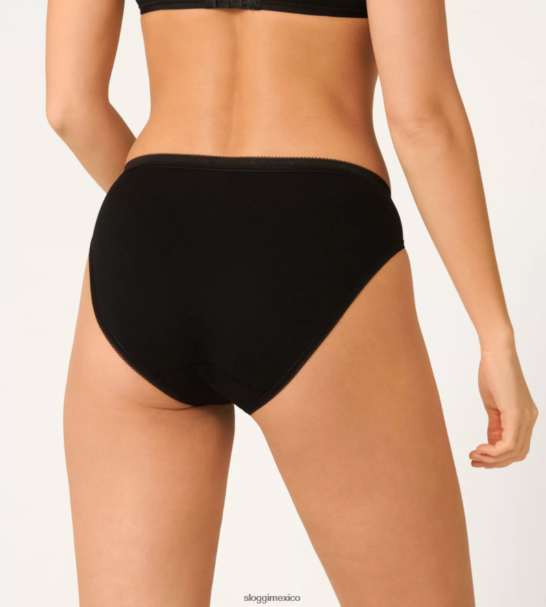 bragas | mx sloggi mujer braguitas basicas+tai negro 220XJH645
