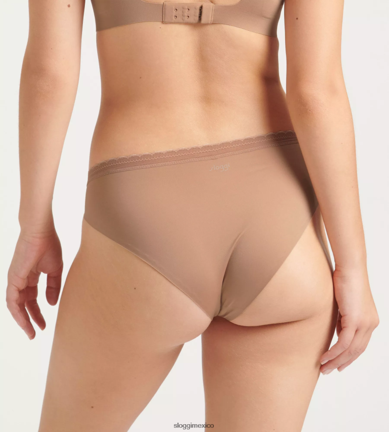 bragas | mx sloggi mujer braguitas con pernera alta y giro body adapt marrón nostálgico 220XJH284