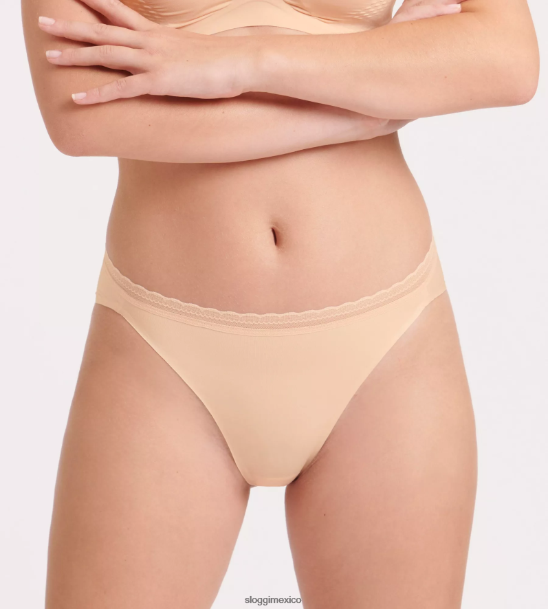 bragas | mx sloggi mujer braguitas con pernera alta y giro body adapt naranja en polvo 220XJH579