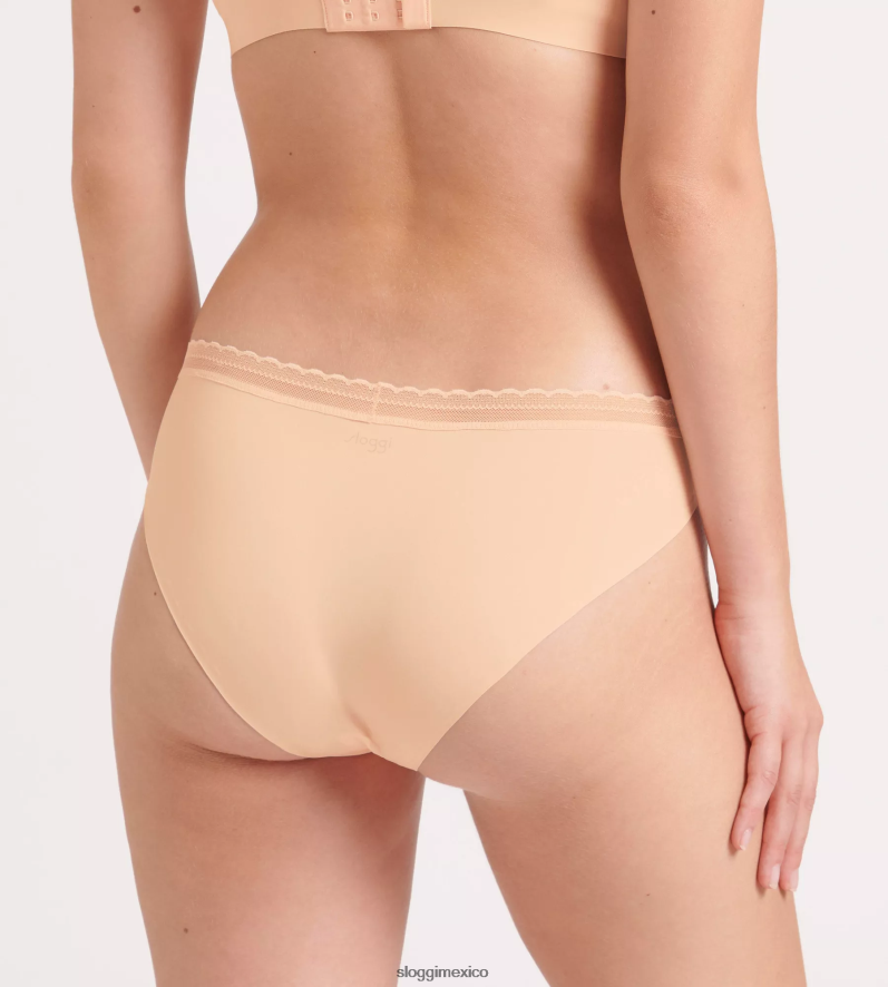 bragas | mx sloggi mujer braguitas con pernera alta y giro body adapt naranja en polvo 220XJH579