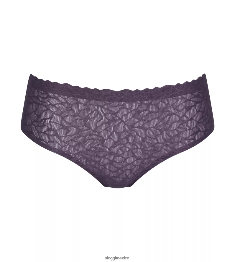 bragas | mx sloggi mujer braguitas de cintura alta con encaje Zero Feel arándano 220XJH82