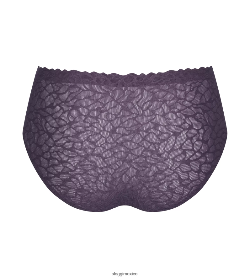 bragas | mx sloggi mujer braguitas de cintura alta con encaje Zero Feel arándano 220XJH82