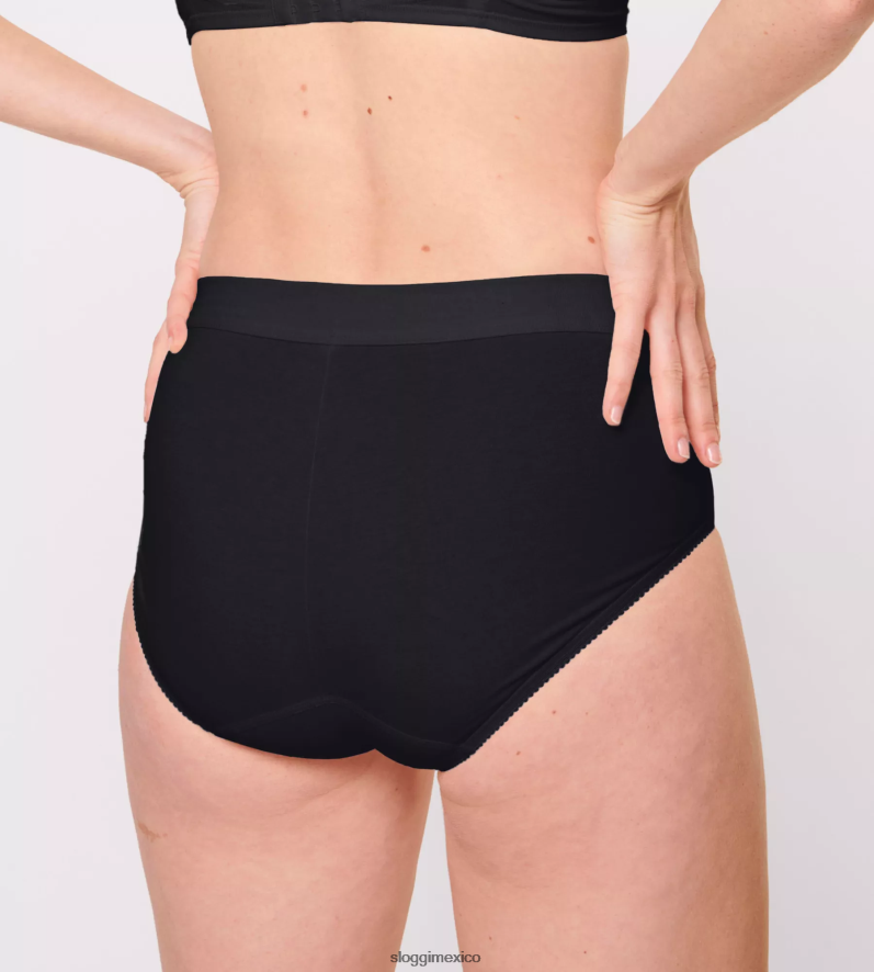 bragas | mx sloggi mujer braguitas maxi confort doble negro 220XJH274