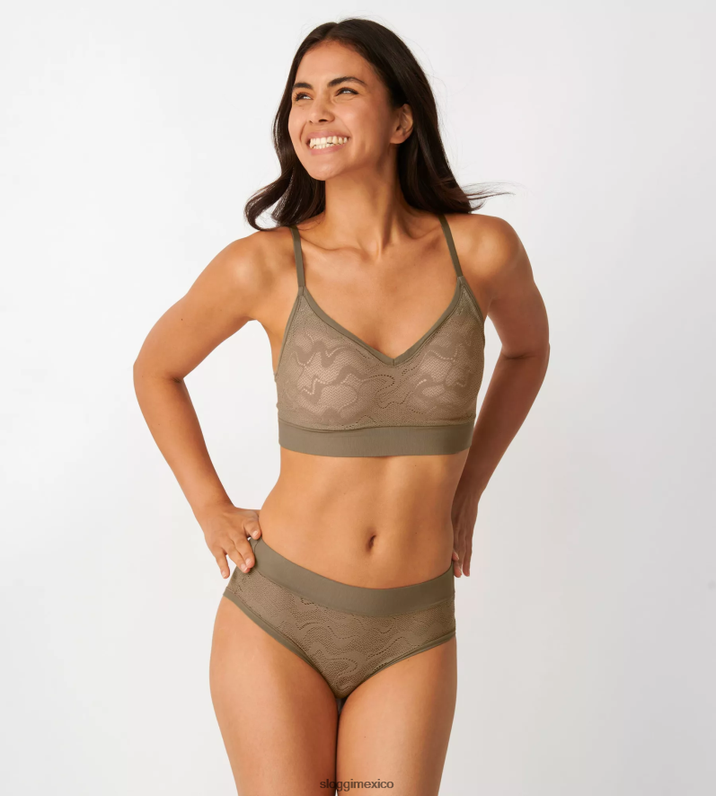 bragas | mx sloggi mujer braguitas midi de encaje go allround gris plomo 220XJH565