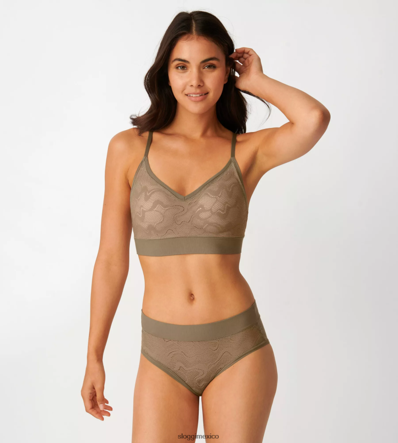 bragas | mx sloggi mujer braguitas midi de encaje go allround gris plomo 220XJH565