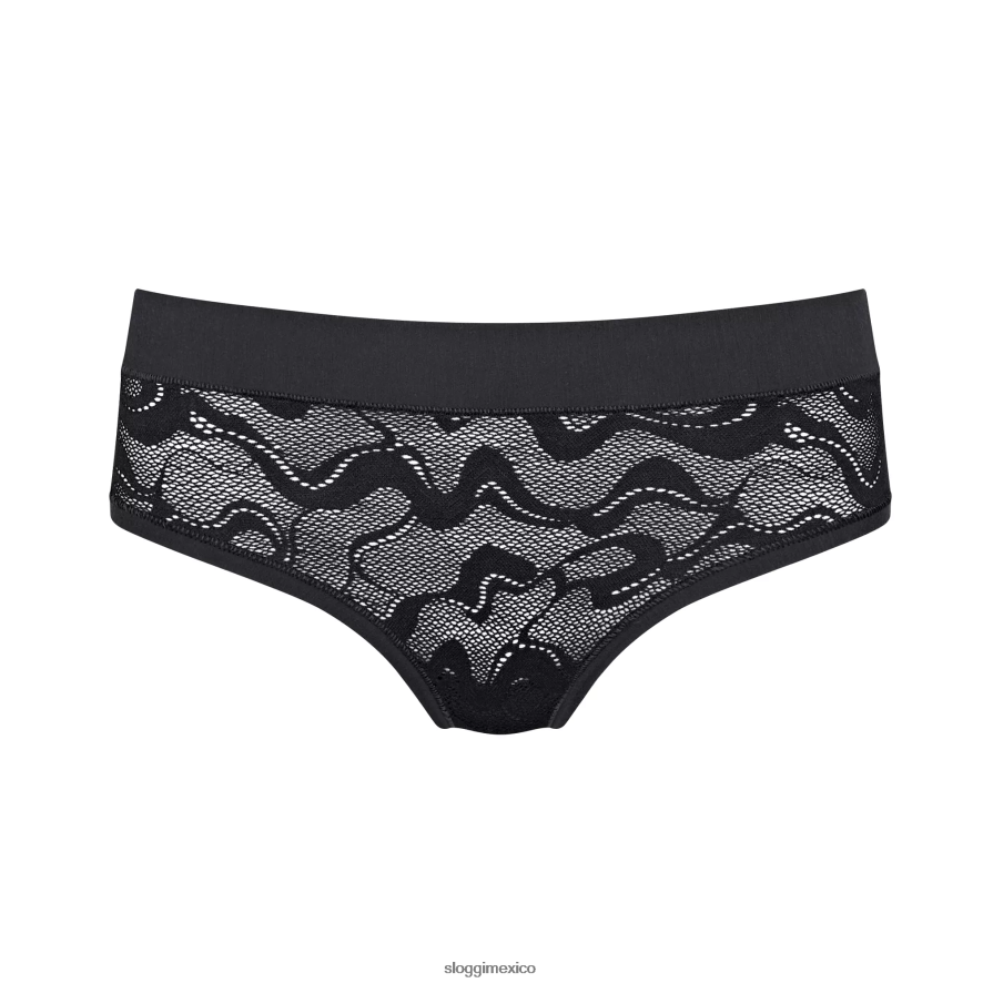 bragas | mx sloggi mujer braguitas midi de encaje go allround negro 220XJH601
