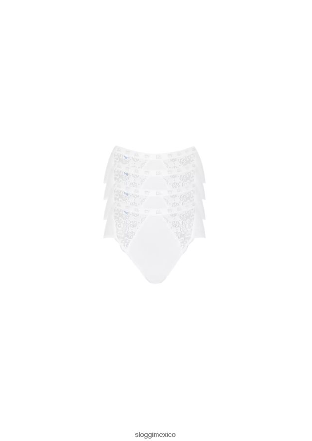 bragas | mx sloggi mujer braguitas midi elegantes blanco 220XJH607