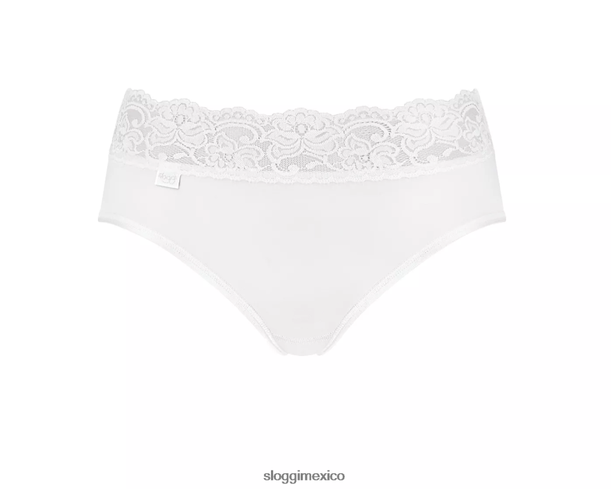 bragas | mx sloggi mujer braguitas midi románticas blanco 220XJH252