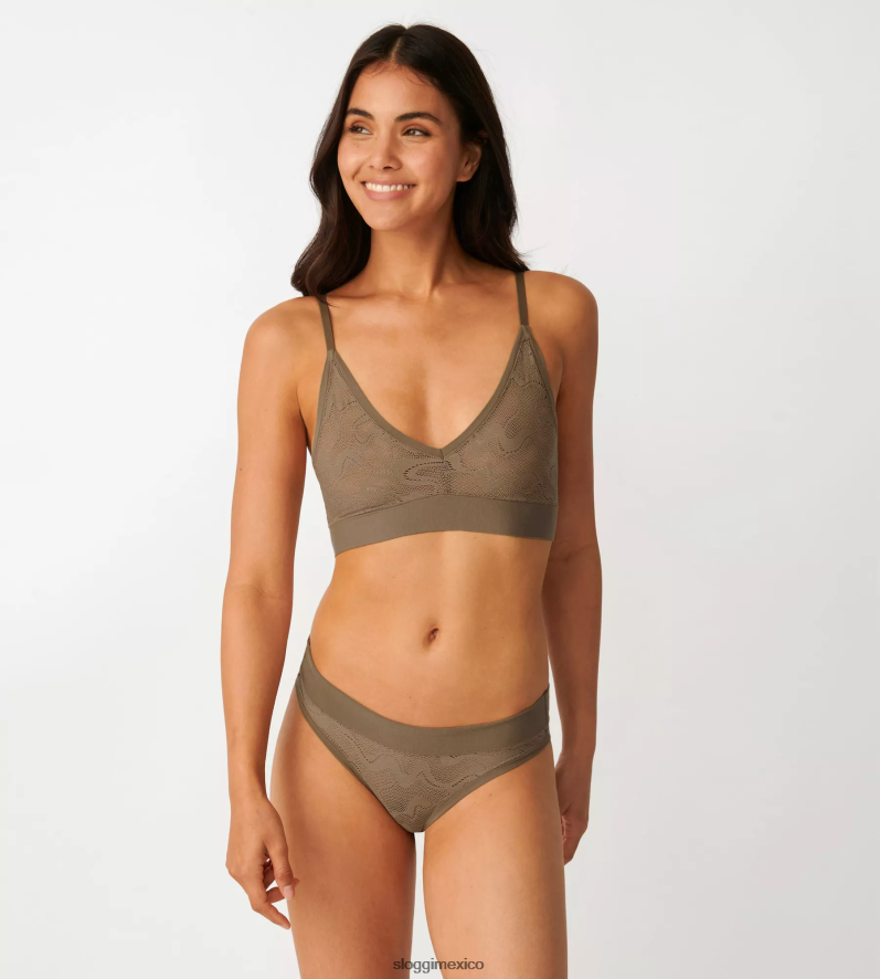 bragas | mx sloggi mujer braguitas mini de encaje go allround gris plomo 220XJH329