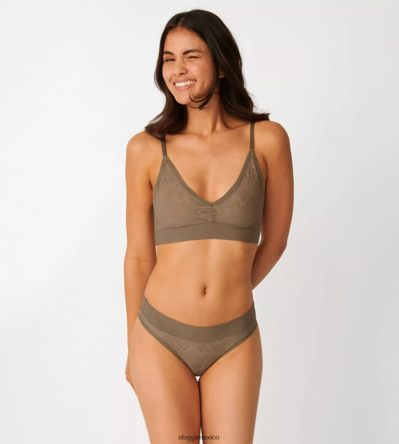 bragas | mx sloggi mujer braguitas mini de encaje go allround gris plomo 220XJH329