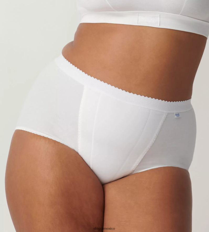 bragas | mx sloggi mujer control maxi bragas blanco 220XJH511