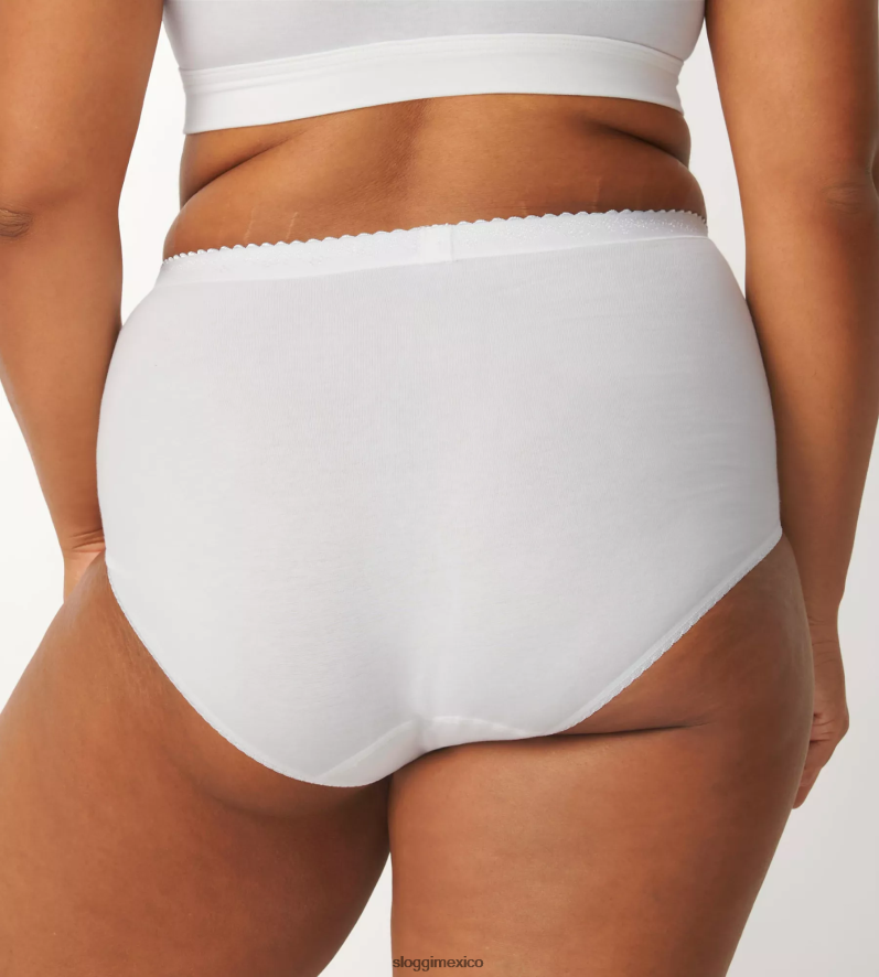 bragas | mx sloggi mujer control maxi bragas blanco 220XJH511