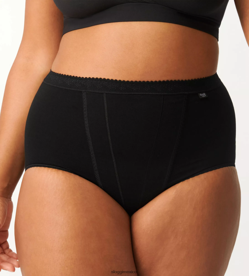 bragas | mx sloggi mujer control maxi bragas negro 220XJH74
