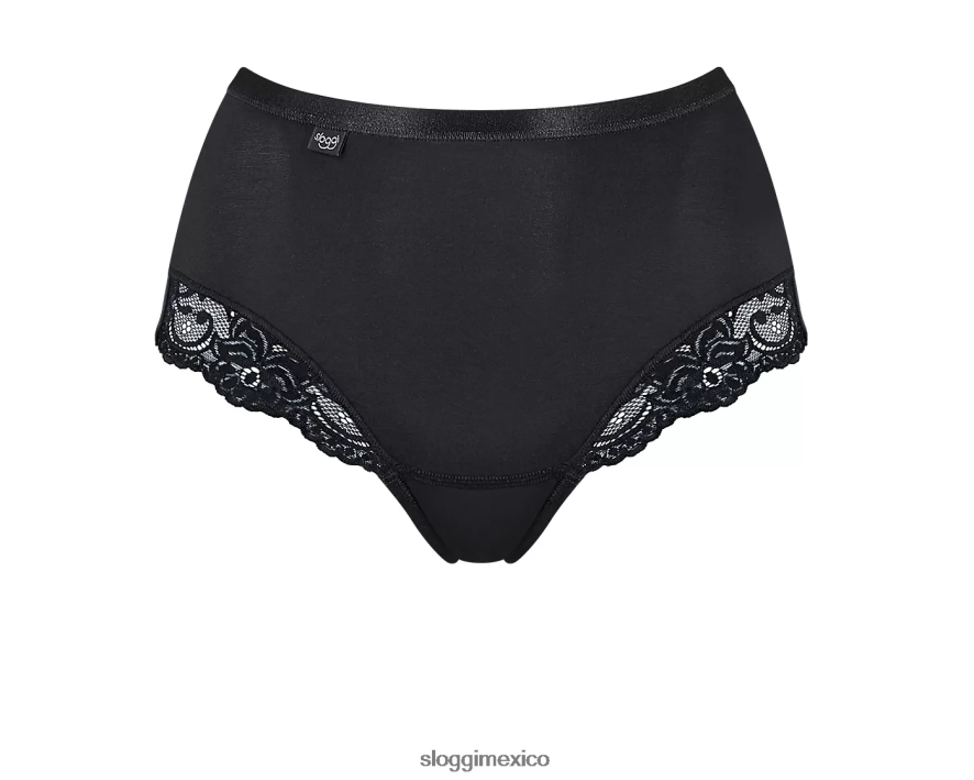 bragas | mx sloggi mujer maxi braguitas románticas negro 220XJH353