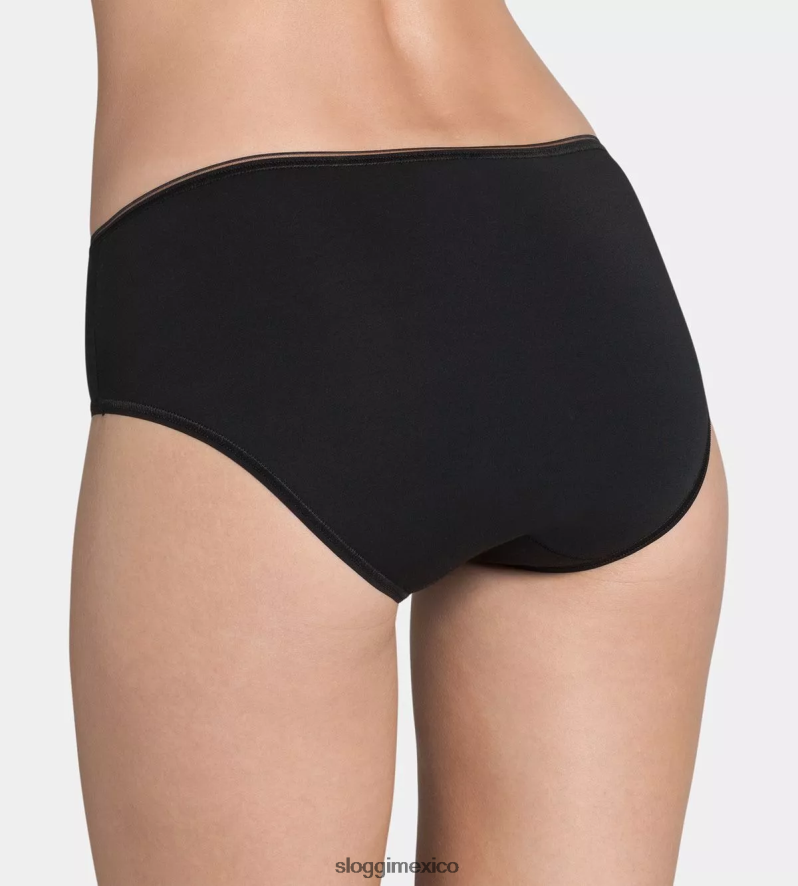 bragas | mx sloggi mujer siente sensacional braguitas midi negro 220XJH111