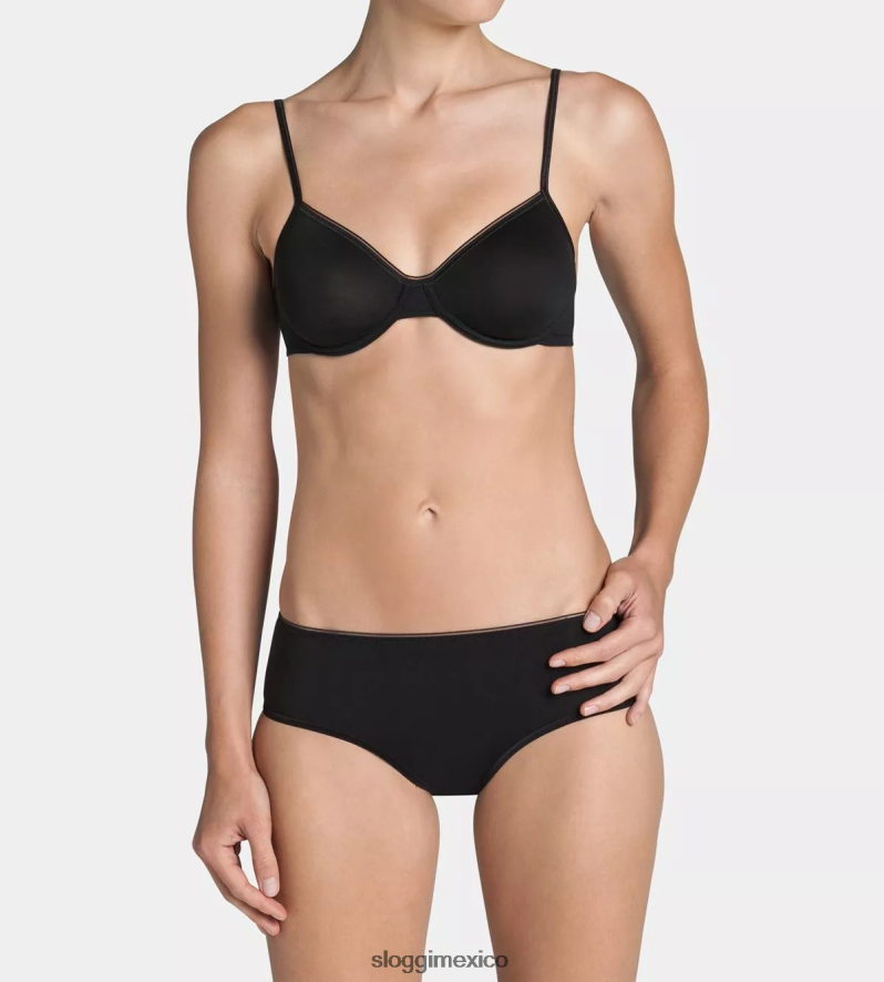 bragas | mx sloggi mujer siente sensacional braguitas midi negro 220XJH111