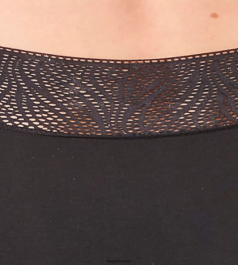 bragas | mx sloggi mujer pantalones de época braguitas hipster de época negro 220XJH521