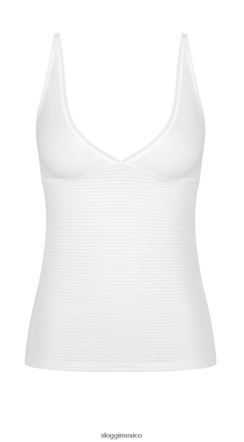 ropa de estar por casa | mx sloggi mujer camiseta sin mangas siempre fresca blanco 220XJH536