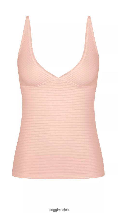 ropa de estar por casa | mx sloggi mujer camiseta sin mangas siempre fresca vs terracota 220XJH686