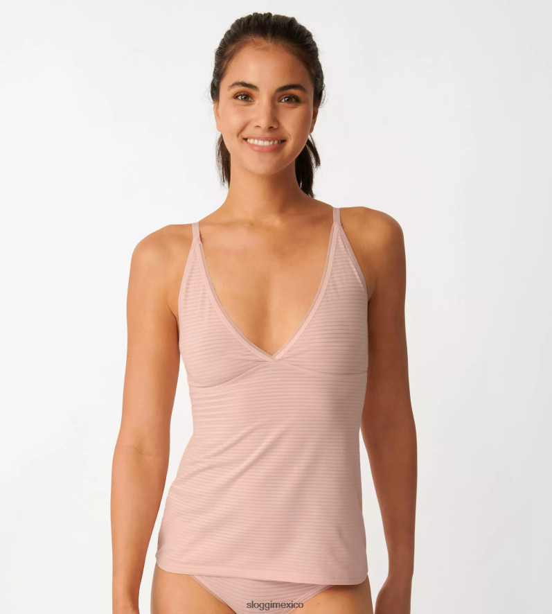 ropa de estar por casa | mx sloggi mujer camiseta sin mangas siempre fresca vs terracota 220XJH686