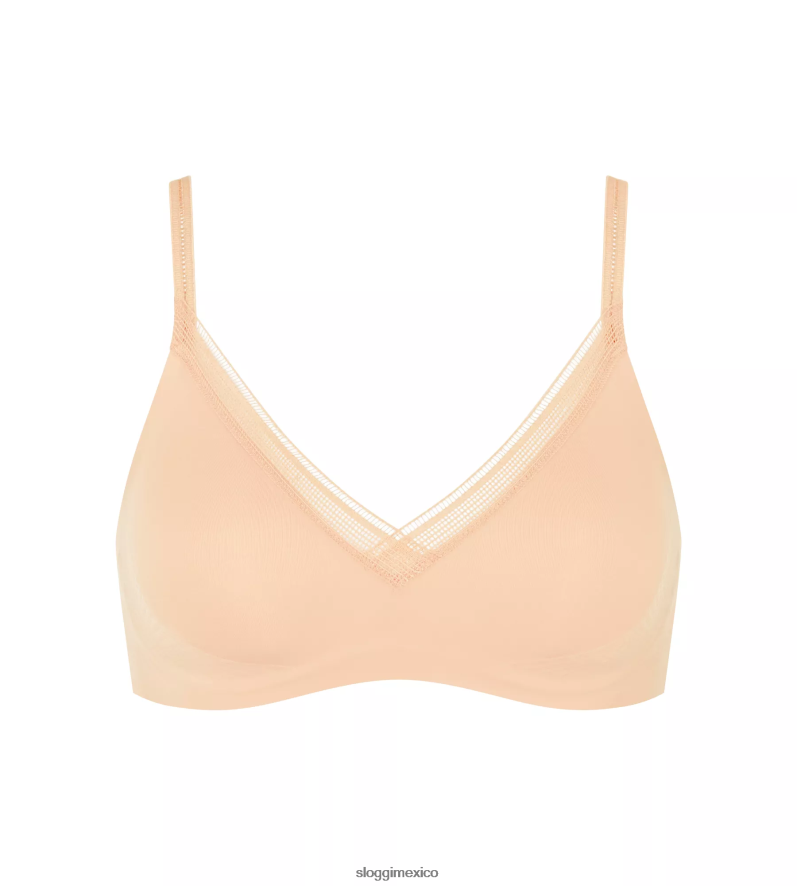 sujetadores | mx sloggi mujer bralette adaptado al cuerpo naranja en polvo 220XJH190