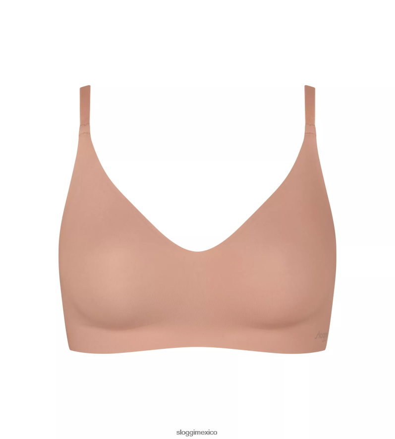 sujetadores | mx sloggi mujer bralette cero microfibra 2.0 camafeo marrón 220XJH458