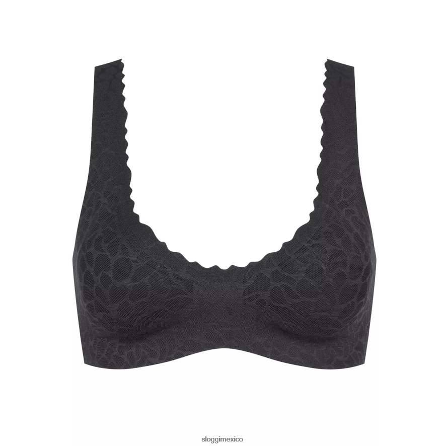 sujetadores | mx sloggi mujer bralette de encaje sin sensación negro 220XJH320