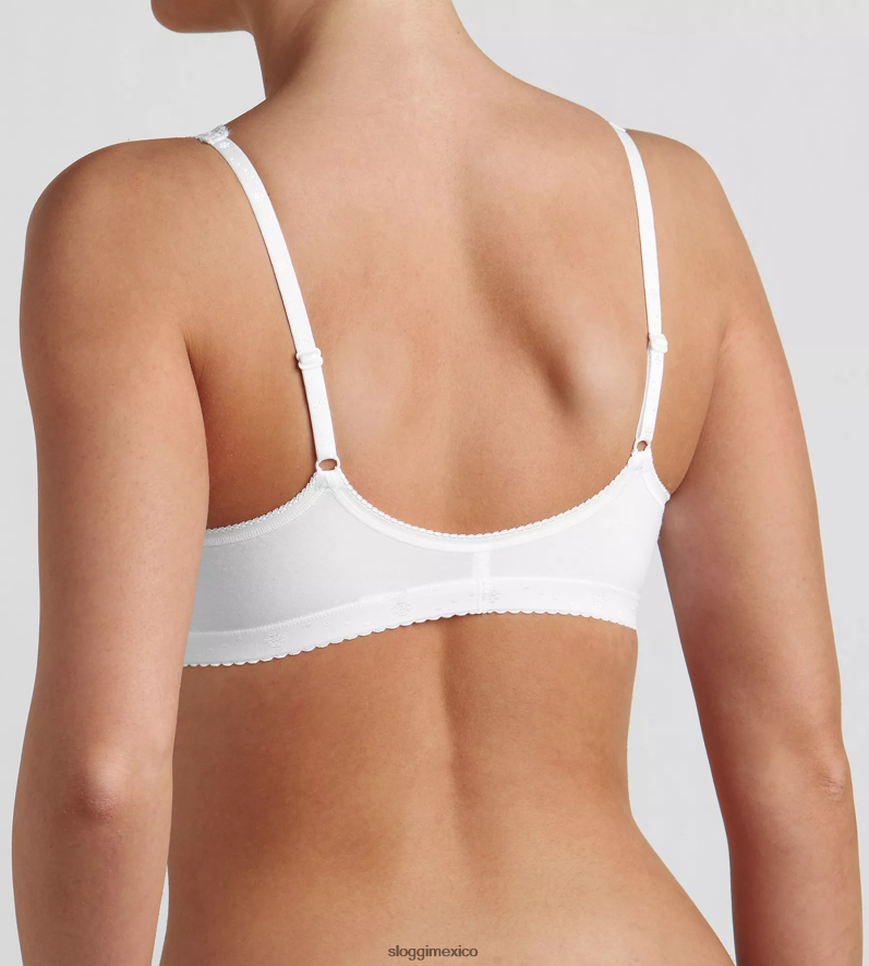sujetadores | mx sloggi mujer bralette romántico blanco 220XJH200