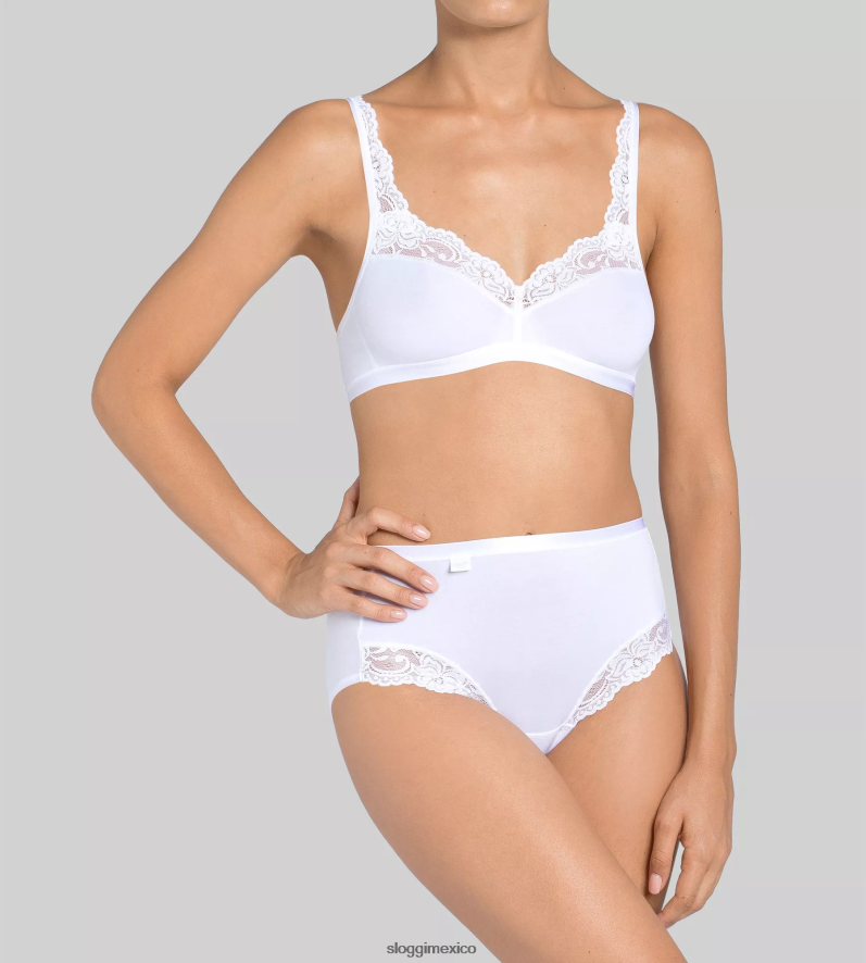 sujetadores | mx sloggi mujer bralette romántico blanco 220XJH200