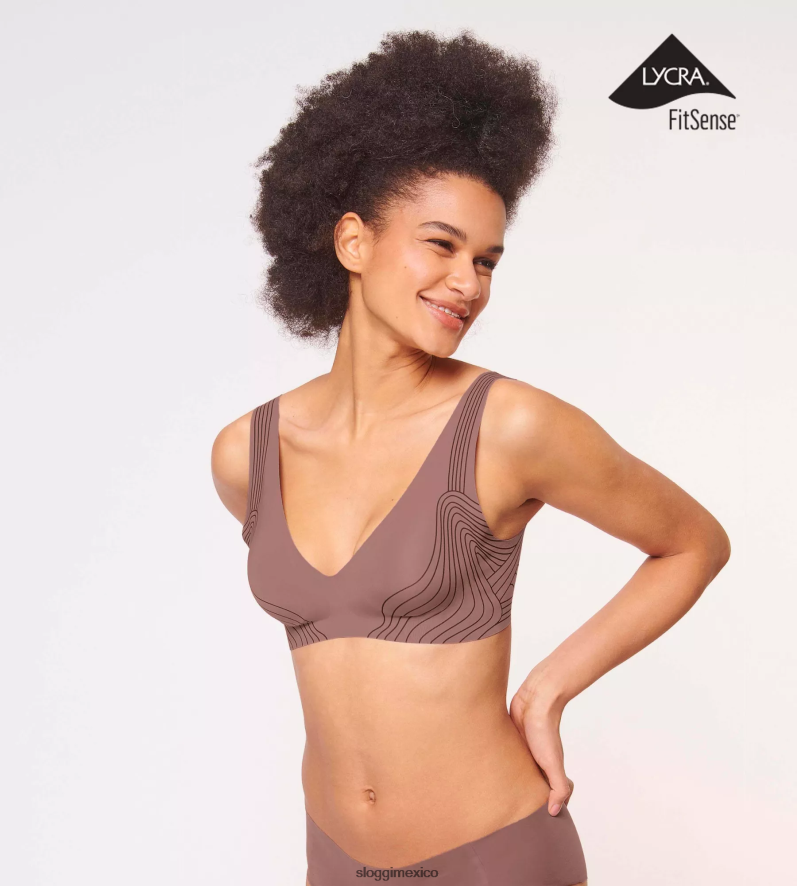 sujetadores | mx sloggi mujer bralette sensación cero cacao 220XJH477