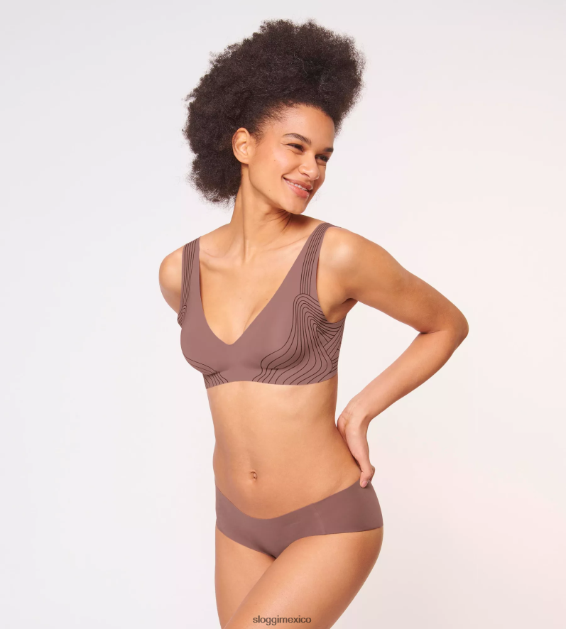 sujetadores | mx sloggi mujer bralette sensación cero cacao 220XJH477