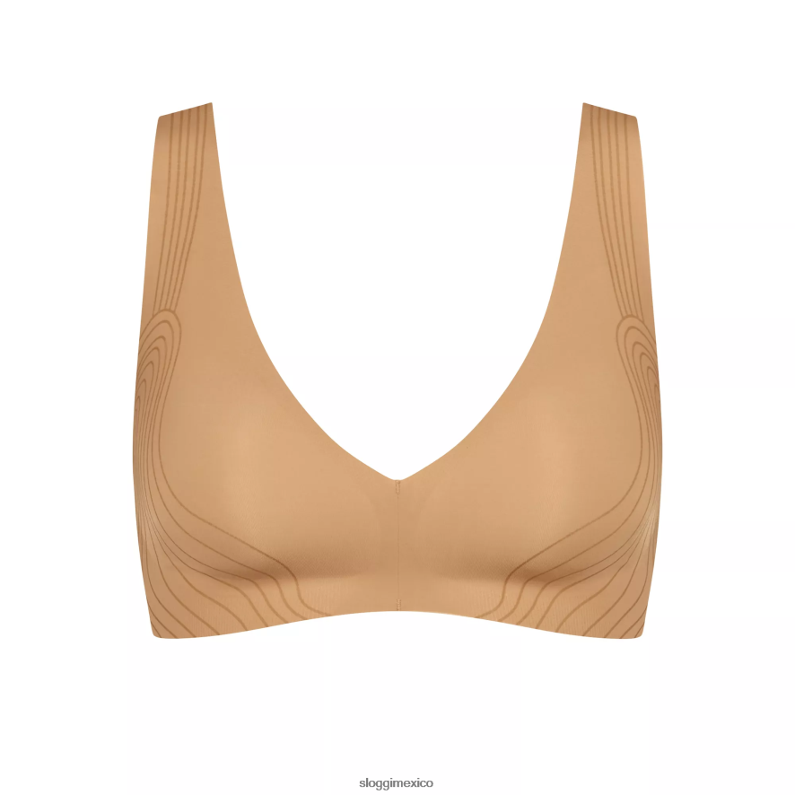 sujetadores | mx sloggi mujer bralette sensación cero coñac 220XJH398