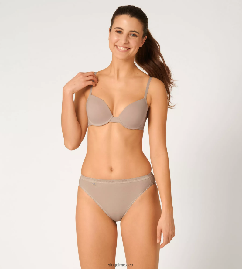 sujetadores | mx sloggi mujer Sujetador con aros 24/7 100 nuevo beige 220XJH127