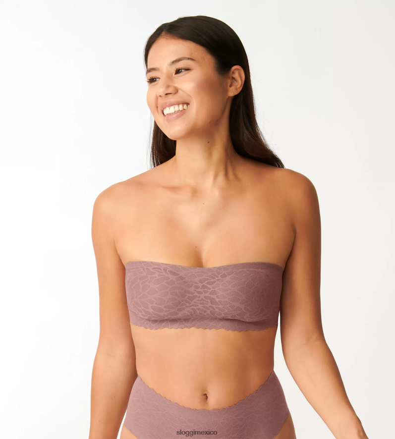 sujetadores | mx sloggi mujer sujetador bandeau de encaje zero Feel cacao 220XJH429