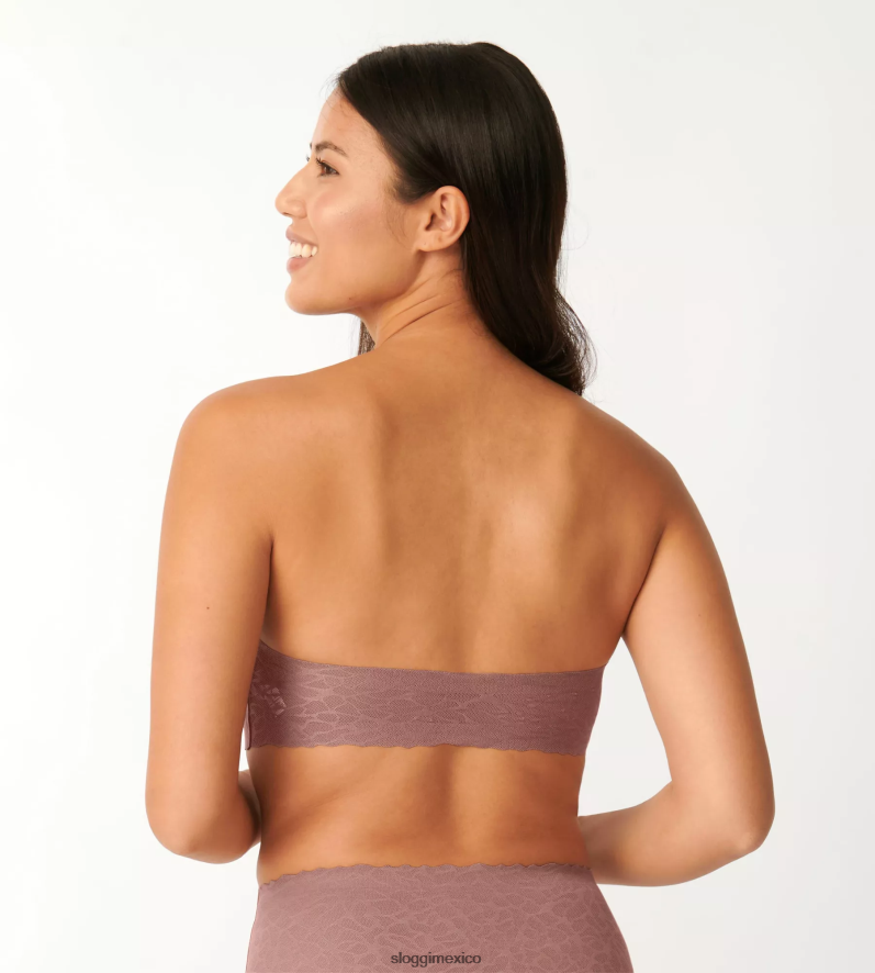 sujetadores | mx sloggi mujer sujetador bandeau de encaje zero Feel cacao 220XJH429