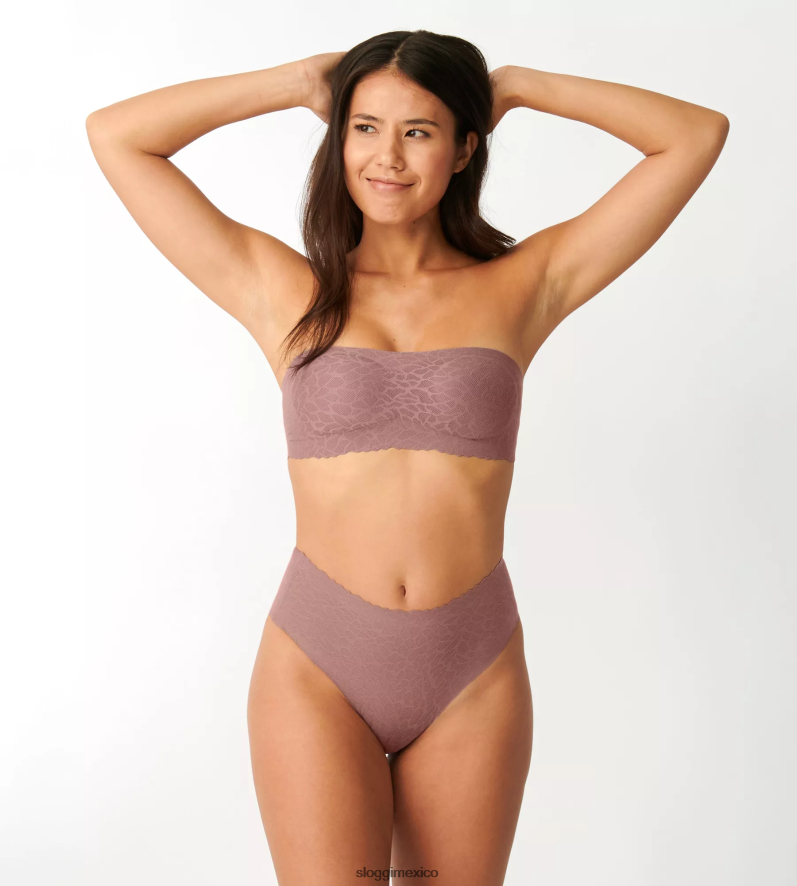 sujetadores | mx sloggi mujer sujetador bandeau de encaje zero Feel cacao 220XJH429