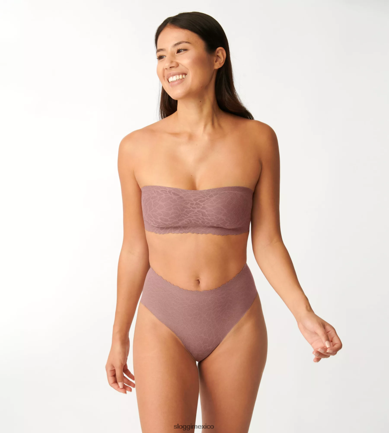 sujetadores | mx sloggi mujer sujetador bandeau de encaje zero Feel cacao 220XJH429