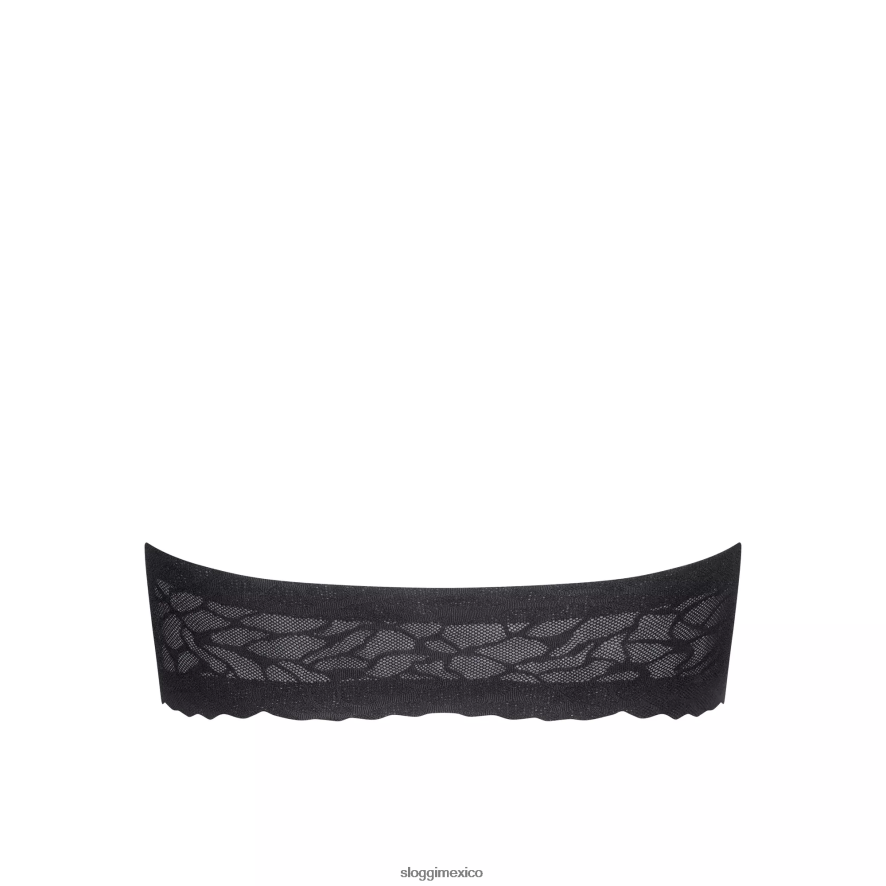 sujetadores | mx sloggi mujer sujetador bandeau de encaje zero Feel negro 220XJH655