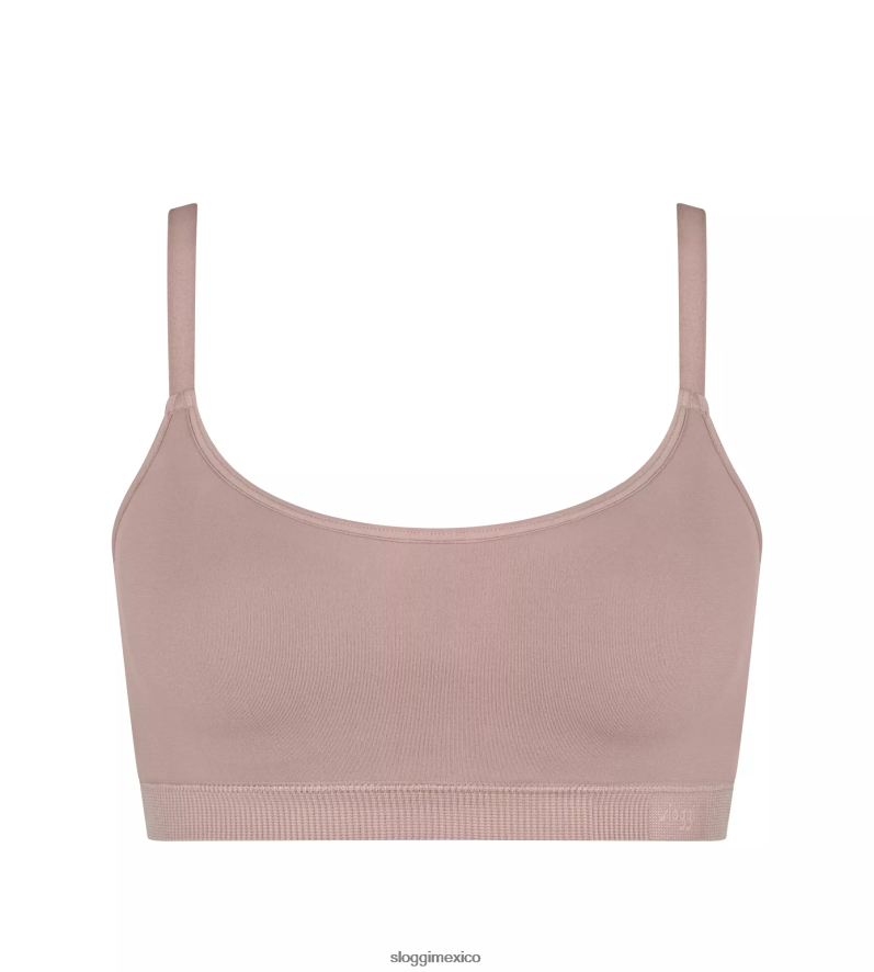 sujetadores | mx sloggi mujer sujetador con relleno de aloe ever infused malva brumoso 220XJH510