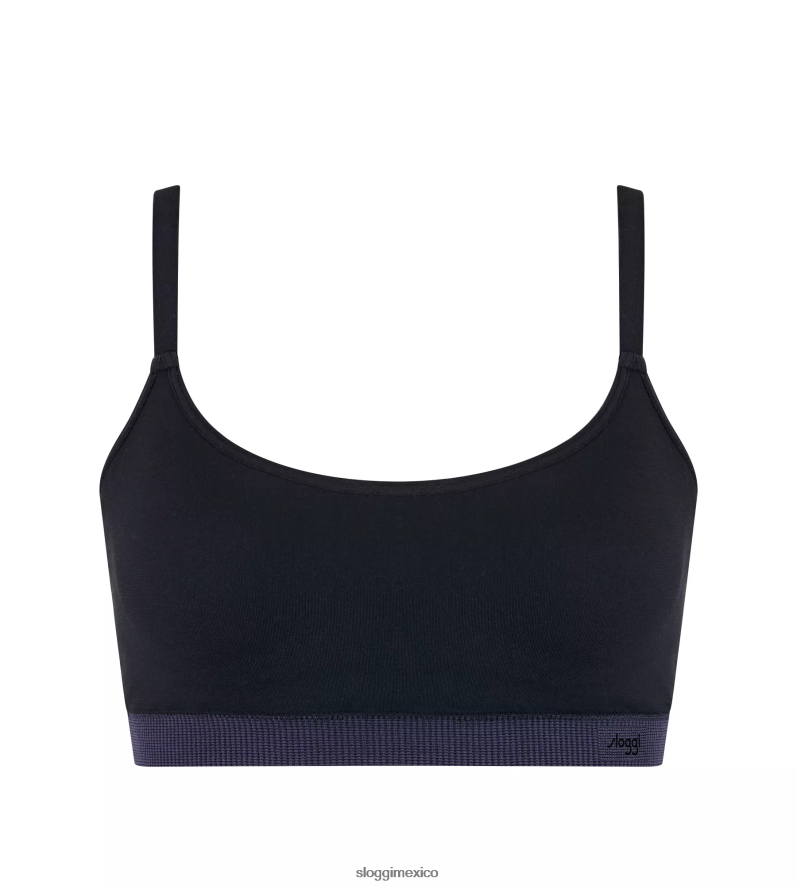 sujetadores | mx sloggi mujer sujetador con relleno de aloe ever infused negro 220XJH506