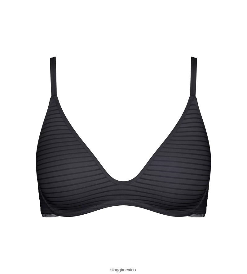 sujetadores | mx sloggi mujer sujetador con relleno everfresh plus negro 220XJH222