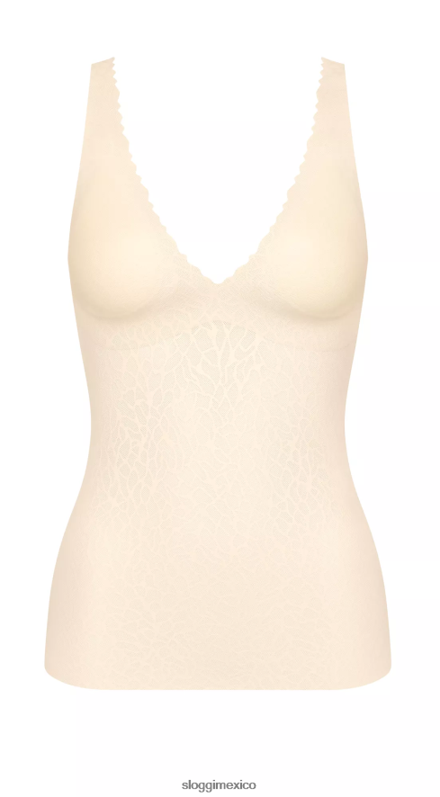 sujetadores | mx sloggi mujer camisa con sujetador de encaje zero feel angora 220XJH640