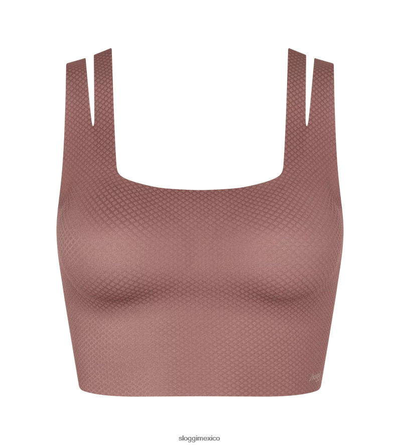 sujetadores | mx sloggi mujer parte superior de flujo cero sensación cacao 220XJH309