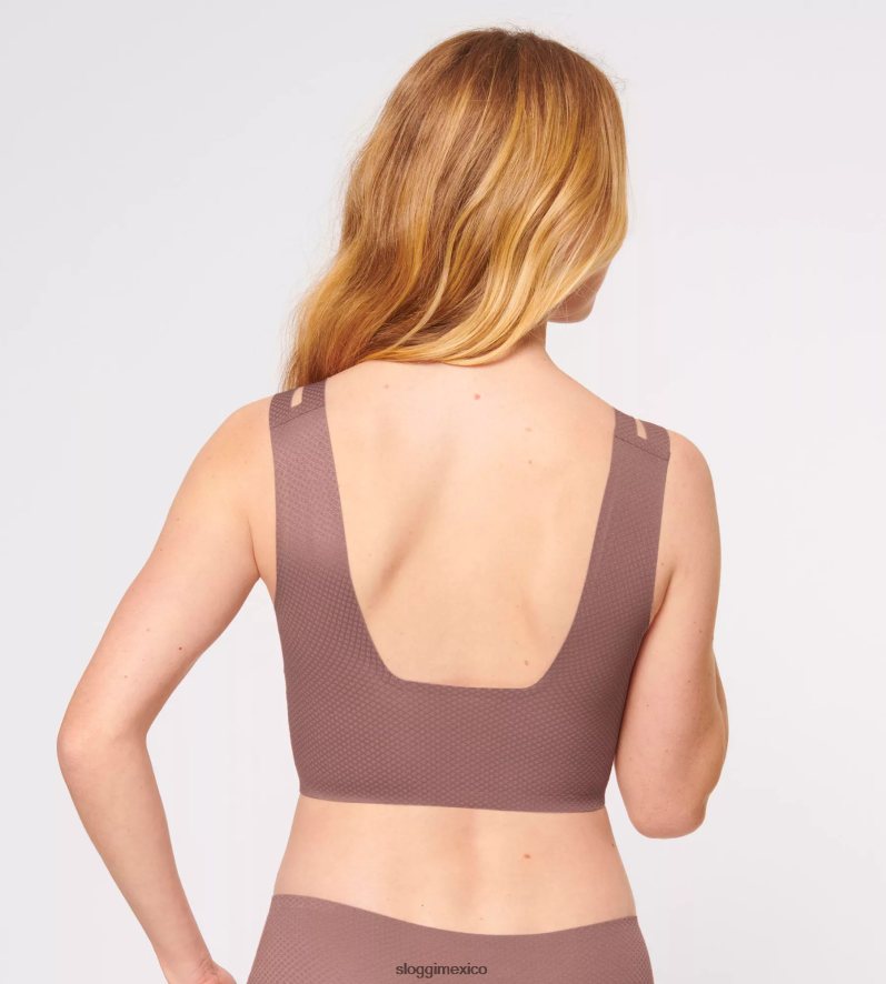 sujetadores | mx sloggi mujer parte superior de flujo cero sensación cacao 220XJH309