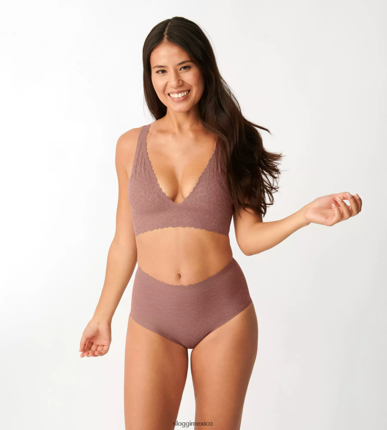 sujetadores | mx sloggi mujer top de encaje sin sensación cacao 220XJH362